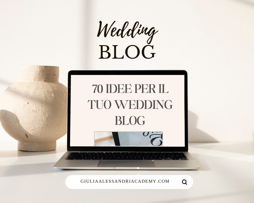Freebie: 70 idee per il tuo wedding blog